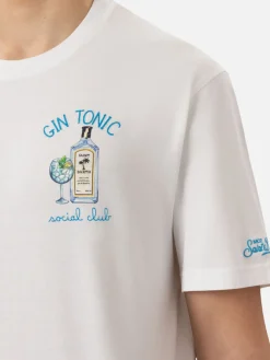 Sale T-Shirt in Cotone con Ricamo / Uomo T-shirt