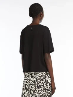 Outlet T-Shirt in Cotone con Ricamo / Donna T-shirt