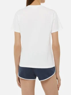 Outlet T-Shirt in Cotone con Ricamo / Donna T-shirt