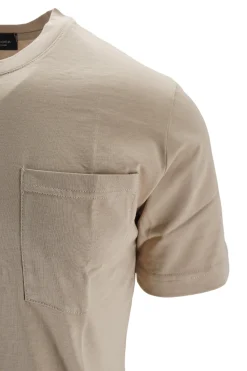 Hot T-Shirt in Cotone con Taschino / Uomo Costumi Da Bagno