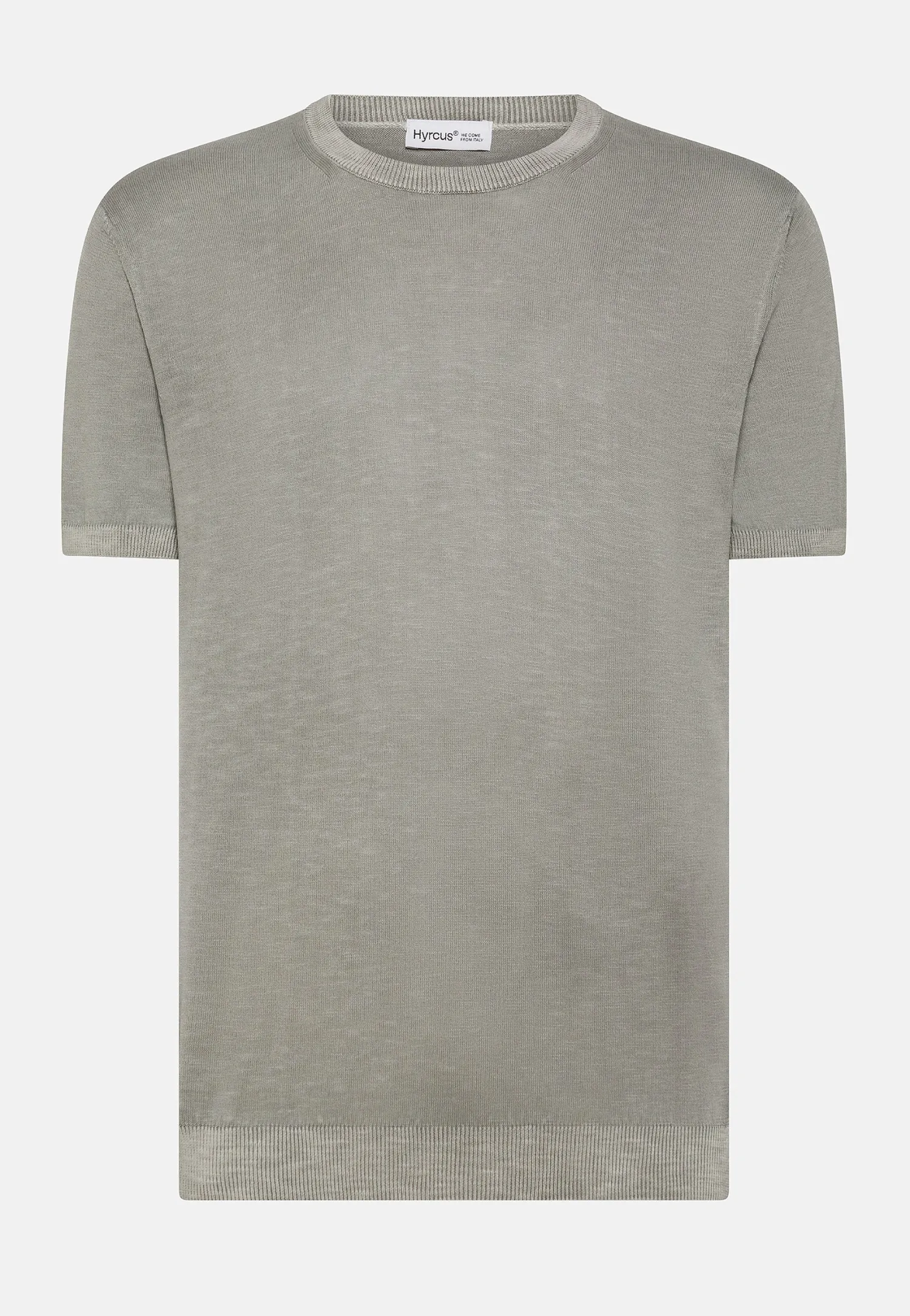 New T-Shirt in Cotone e Lino / Uomo T-shirt