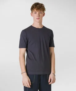 Online T-Shirt in Cotone / Blu Uomo T-shirt