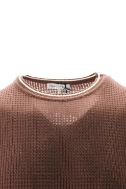 Online T-Shirt in Filo di Cotone Tramato / Uomo T-shirt
