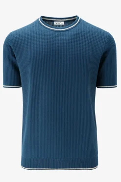 Online T-Shirt in Filo di Cotone Tramato / Uomo T-shirt