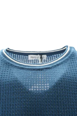 Online T-Shirt in Filo di Cotone Tramato / Uomo T-shirt