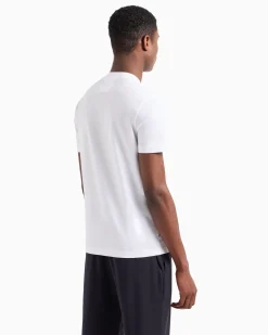 Clearance T-Shirt in Jersey con Logo / Uomo T-shirt
