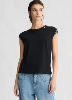 Sale T-Shirt in Jersey con Perline / Donna T-shirt