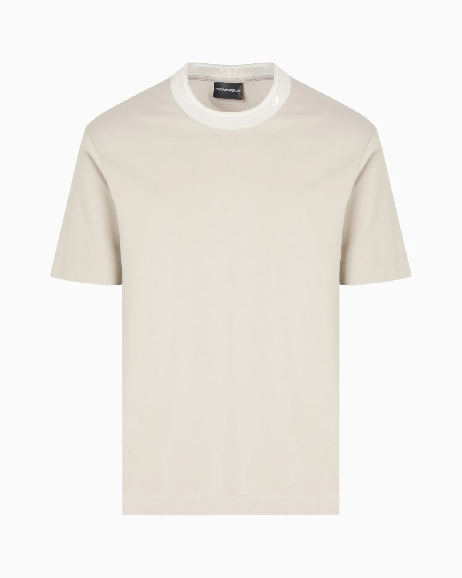 Best T-Shirt in Jersey con Profilo al Collo / Uomo T-shirt