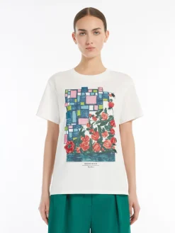 Online T-Shirt in Jersey di Cotone / Donna T-shirt
