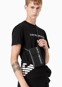 T-Shirt in Jersey Pima con Logo / Uomo T-shirt