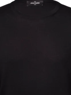 New T-Shirt in Maglia in Seta / Uomo T-shirt