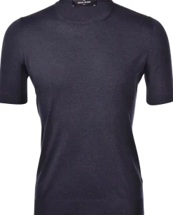 Hot T-Shirt in Maglia in Seta / Uomo T-shirt