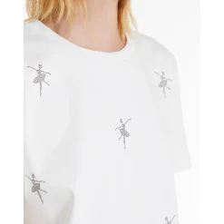 Outlet T-Shirt in Morbido Jersey / Bianco Donna T-shirt
