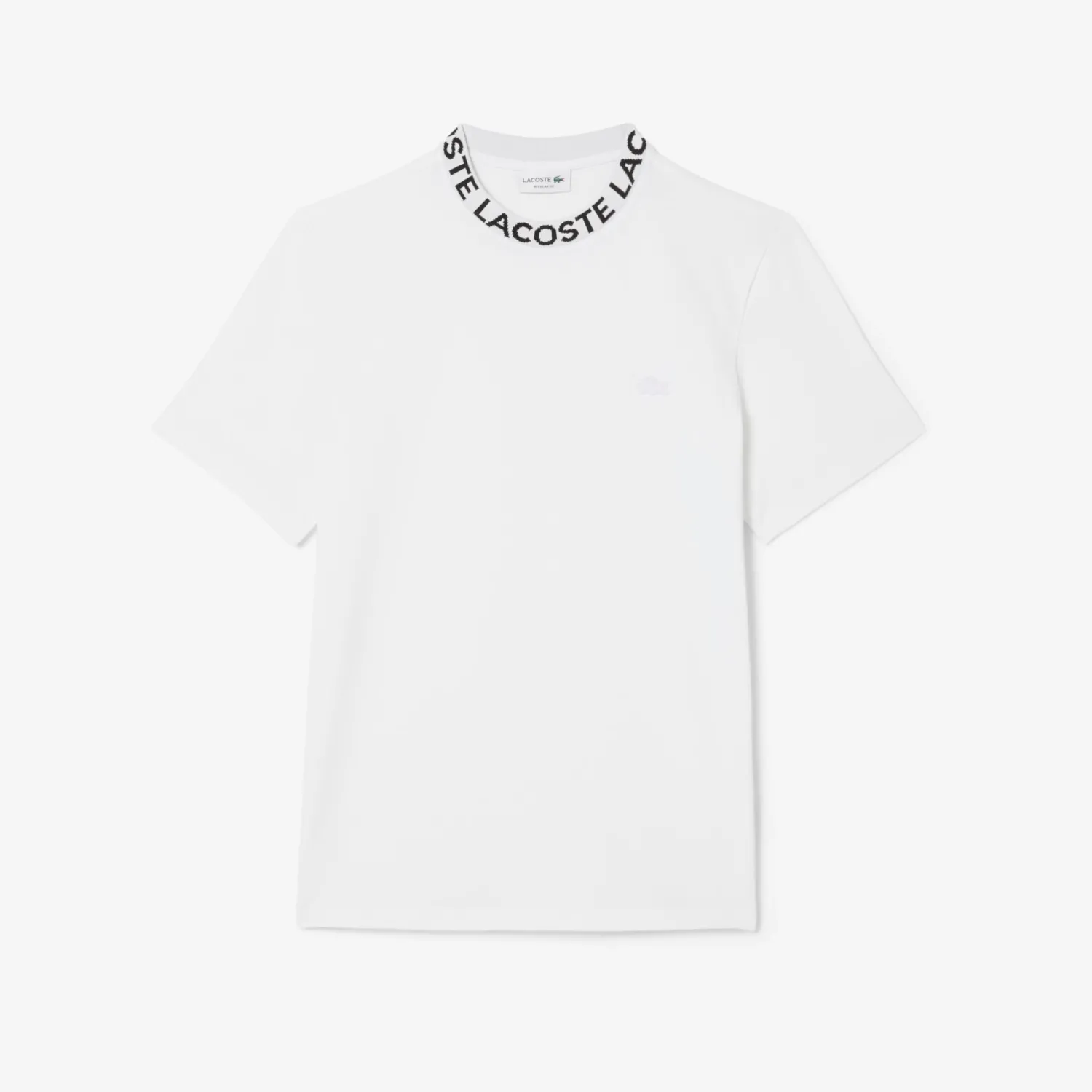 Hot T-Shirt in Piqué con Logo Jacquard / Uomo T-shirt