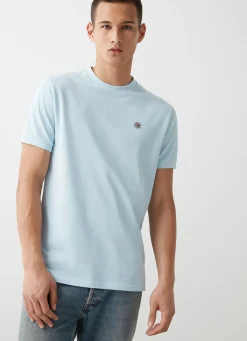 Online T-Shirt in Piquet di Cotone / Uomo T-shirt