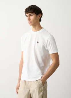 T-Shirt in Piquet di Cotone / Uomo T-shirt
