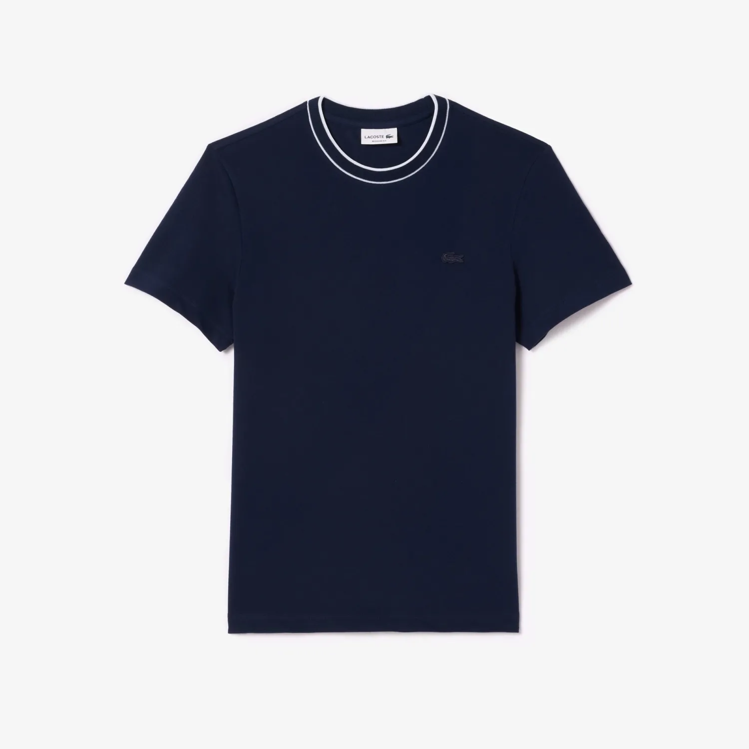Outlet T-Shirt in Piquet Elasticizzato con Contrasto / Uomo T-shirt