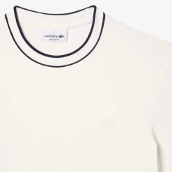 Discount T-Shirt in Piquet Elasticizzato con Contrasto / Uomo T-shirt