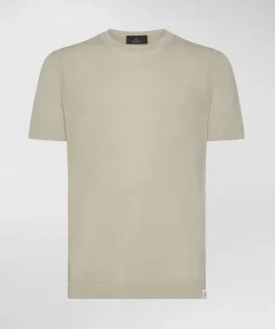 Online T-Shirt in Tricot di Cotone / Uomo T-shirt
