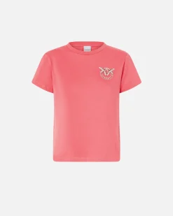 T-Shirt Maniche Corte con Ricamo / Donna T-shirt
