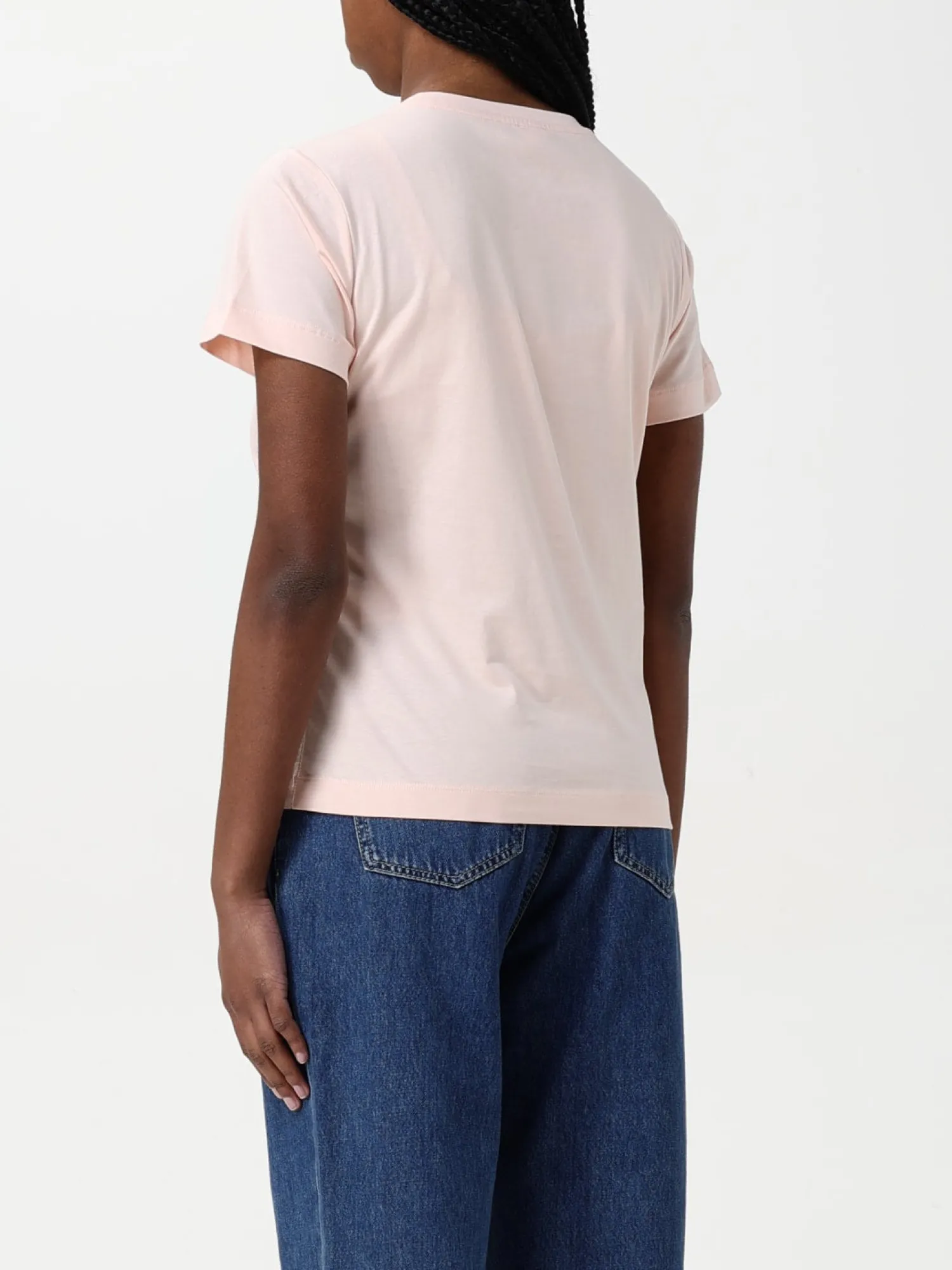 Clearance T-Shirt Maniche Corte con Ricamo / Donna T-shirt