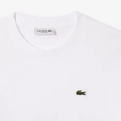 Discount T-Shirt Relaxed Fit in Jersey Pima Cotton / Bianco Donna T-shirt