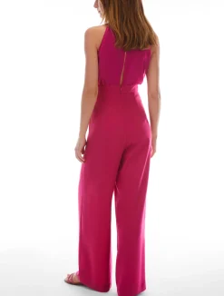 Sale Tuta in Envers Satin e Georgette / Donna Abiti