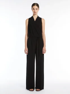 Tuta in Jersey di Viscosa Stretch / Donna Abiti