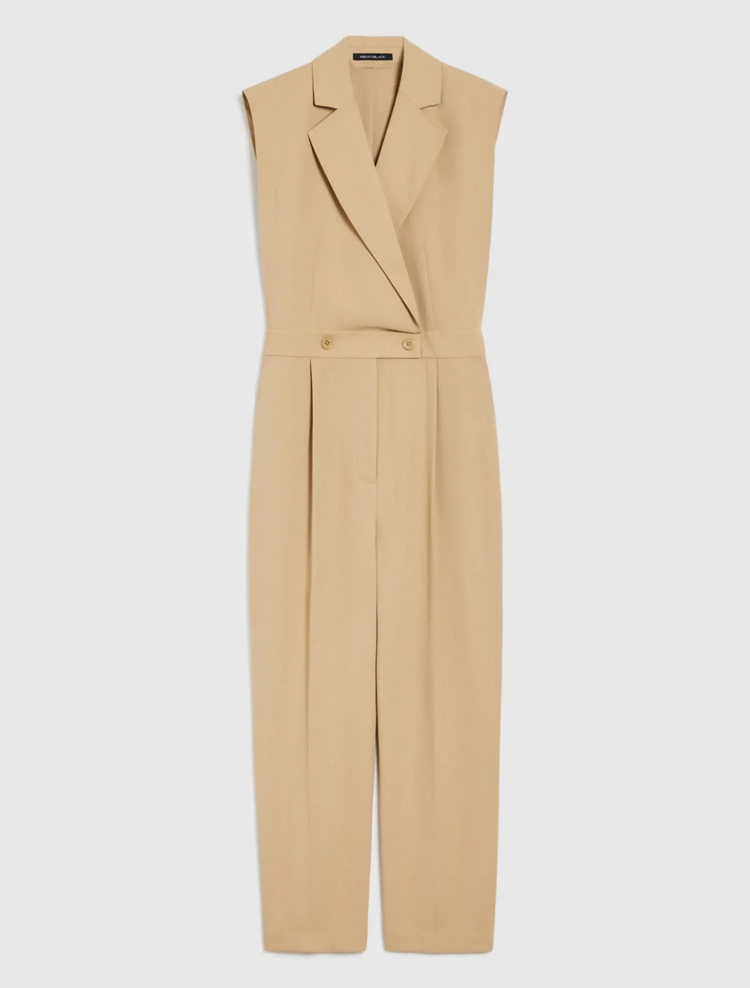Online Tuta in Twill Fluido / Donna Abiti