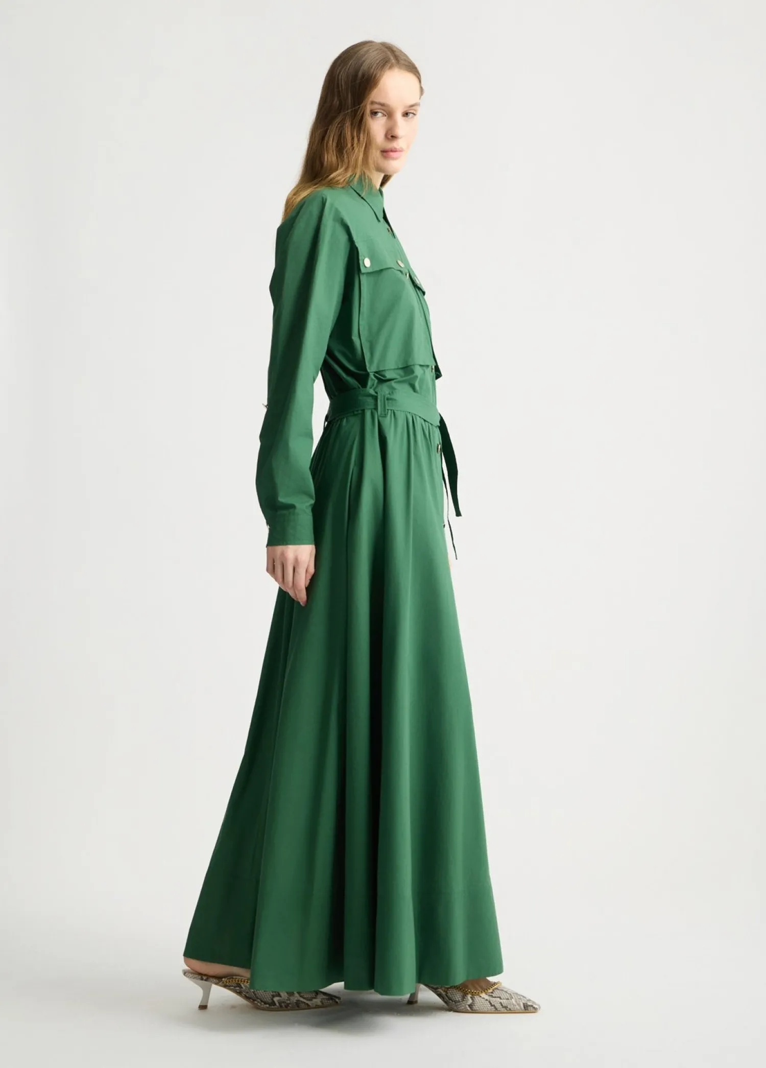 Sale Vestito Chemisier Lungo / Donna Abiti