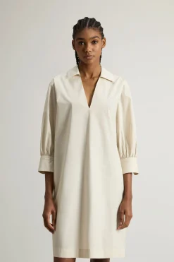 Hot Vestito in Popeline di Puro Cotone / Donna Abiti