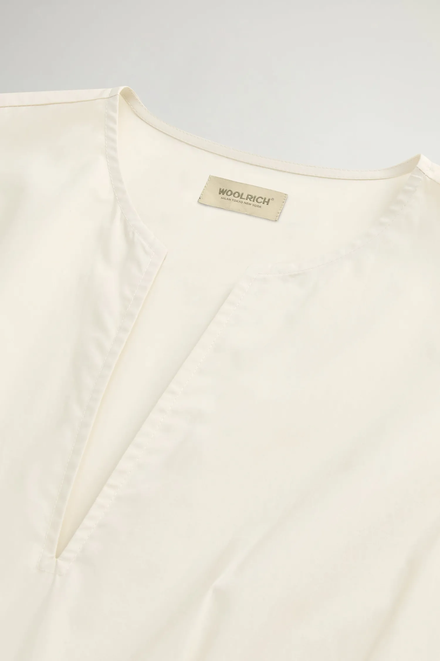 New Vestito Smanicato in Popeline di Cotone / Donna Abiti