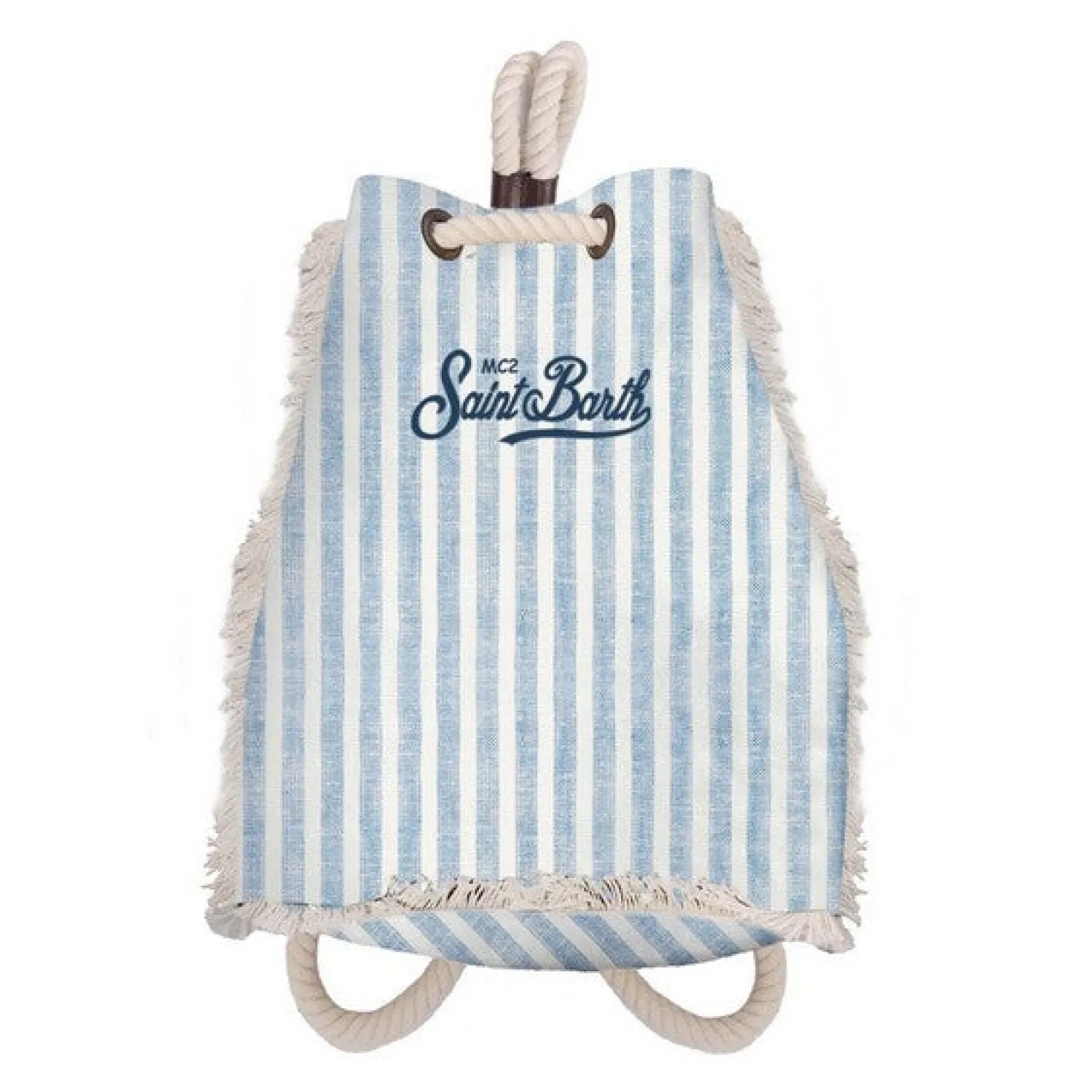 Outlet Zaino in Lino con Logo / Uomo Zaini